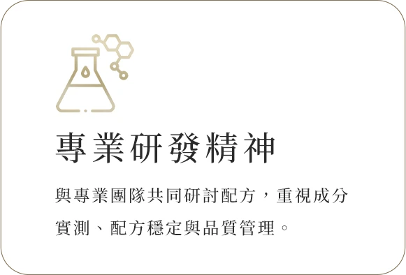 專業研發精神